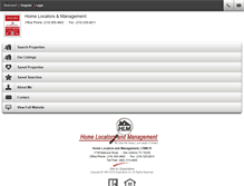 Tablet Screenshot of homelocatorsrealty.com